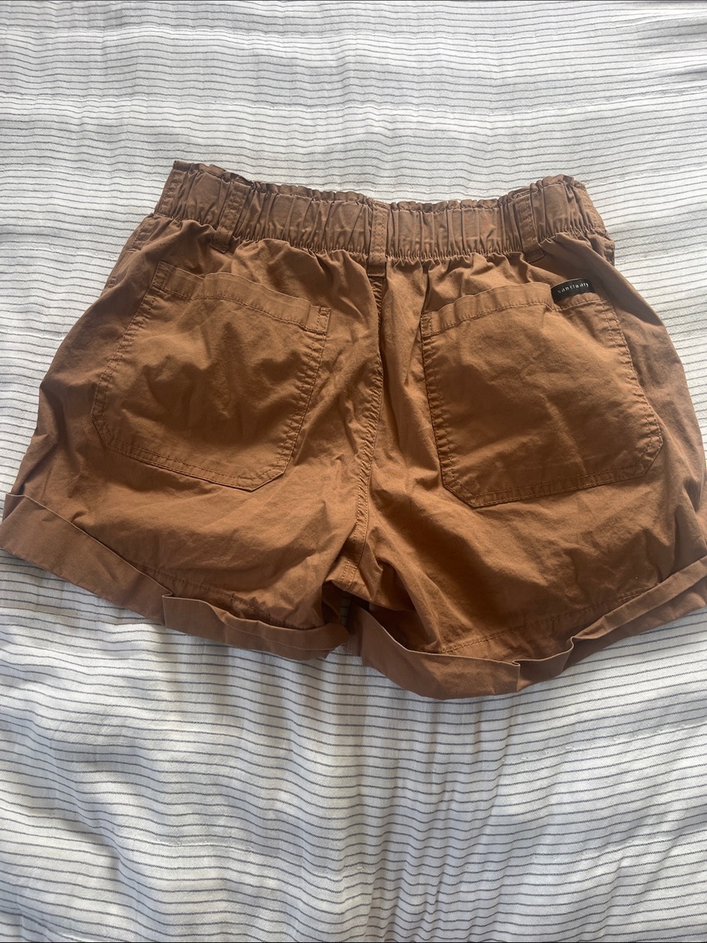 Sanctuary brown cuffed shorts - Picture 4 of 4